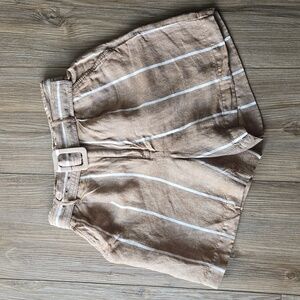 A New Day High Waist Linen Blend Shorts
